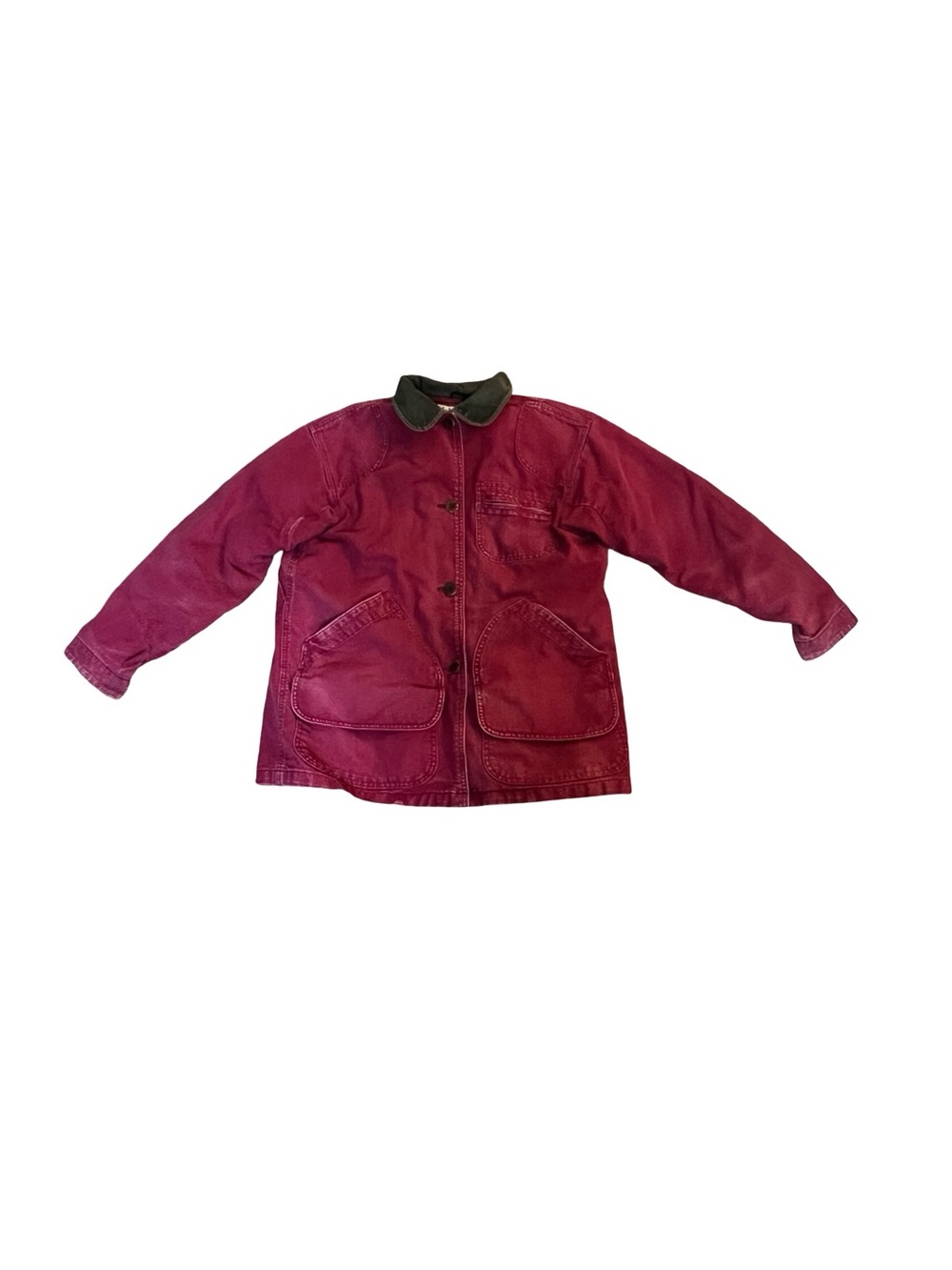 Vintage L.L.Bean Cranberry Barn Coat | Corduroy Collar | Made in USA - Picture 2 of 7